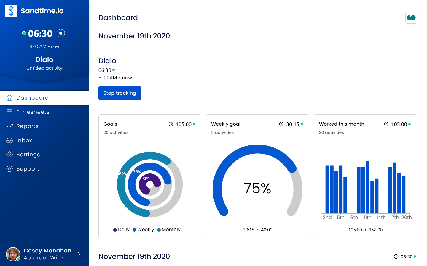 Dashboard